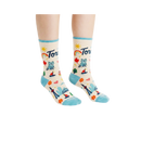 Toronto City Playful Skyline Graphic Crew Socks-2