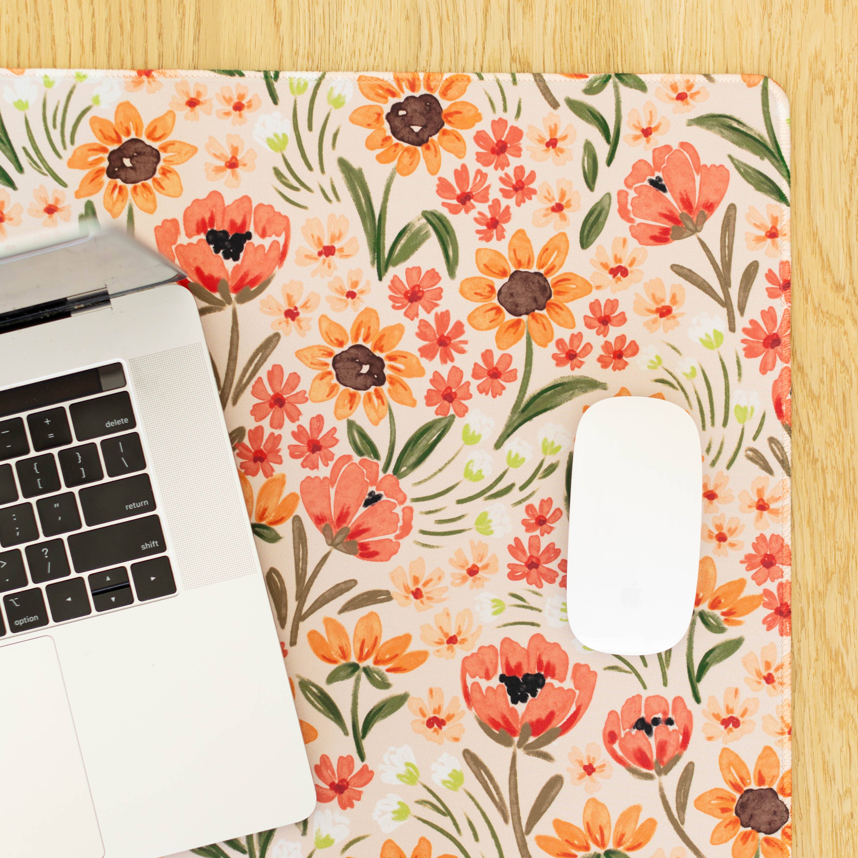 Sunny Poppies Desk Pad - 0