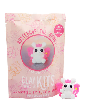 Buttercup the Bunny DIY Air Dry Kit - Craft for Kids & Adult