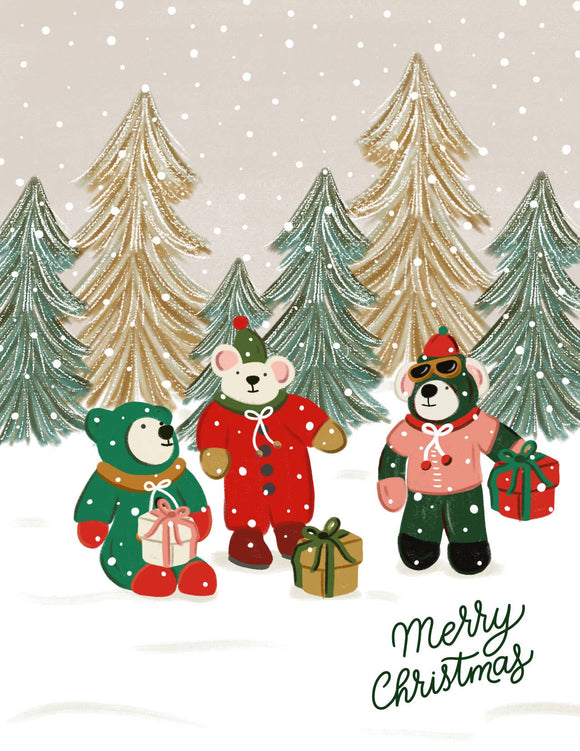 Bear Christmas Card