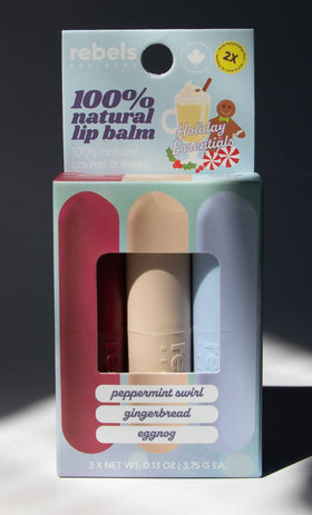 Holiday 3 Pack Sticks Egg Nog, Gingerbread, Peppermint Swirl