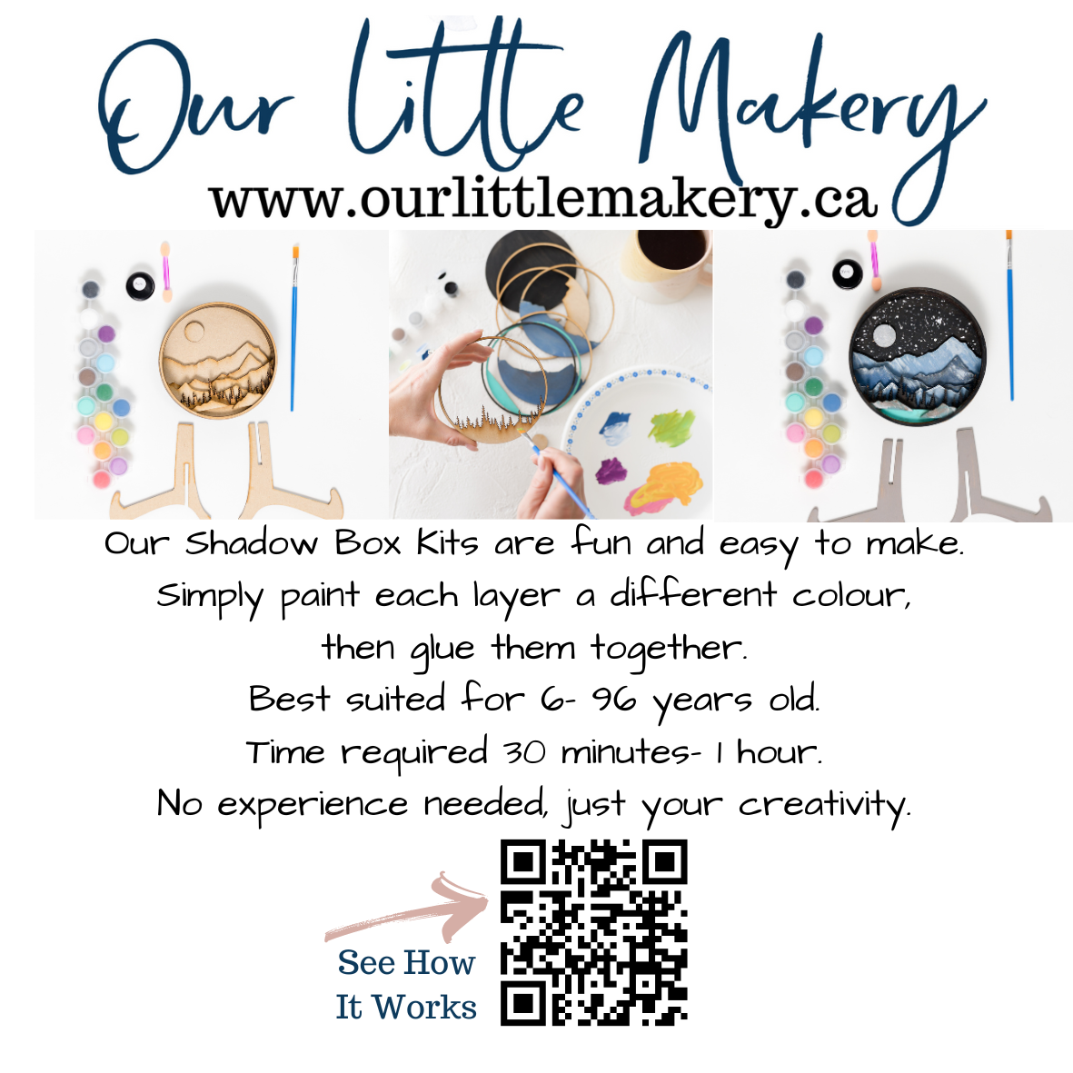 Flutter Frog Shadow Box Kit