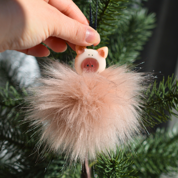 Hairy Pig Ornament