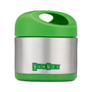 Yumbox Cubi Thermal Food Jar for Kids - Easy Carry and Open Lid 10 oz  - Apple Green-1