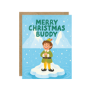 Merry Christmas Buddy - Elf Holiday Card-1
