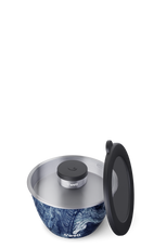 64oz Azurite Marble Salad Bowl Kit-3