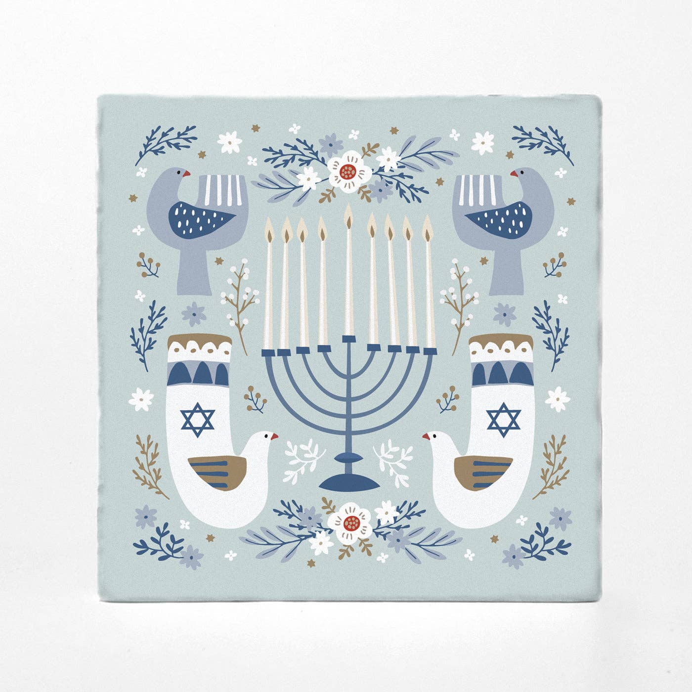 Peaceful Hanukkah Doves