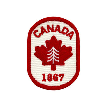 Canada iron-on embroidery patch