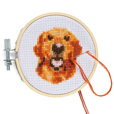 Dog Mini Cross Stitch Embroidery Kit
