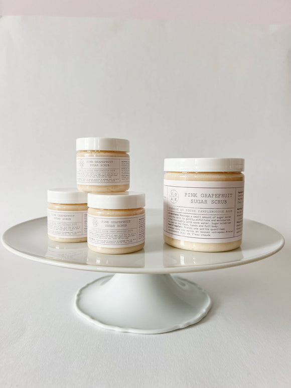Pink Grapefruit Sugar Scrub