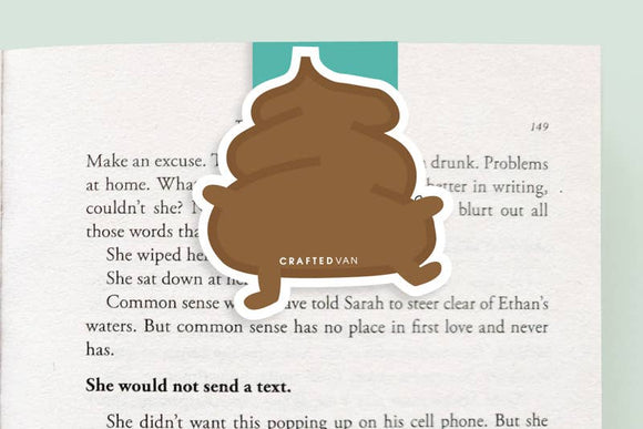 Poop - Jumbo Magnetic Bookmark