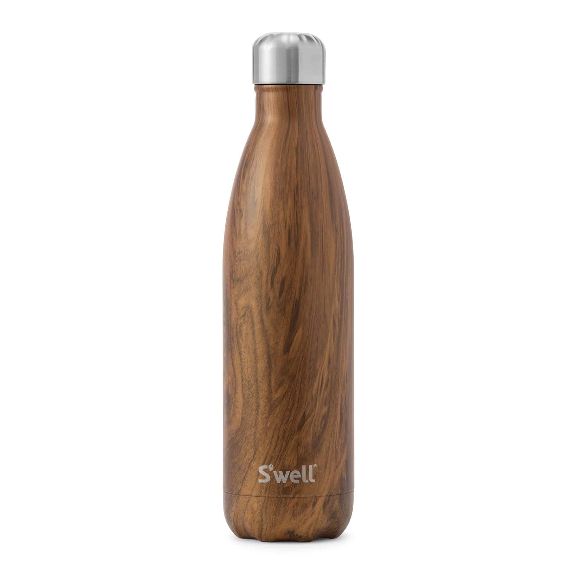 Stainless Steel Water Bottle - Teakwood