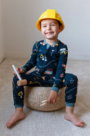 Built with Love - Organic Cotton Sleeper (ZippyJamz)-7