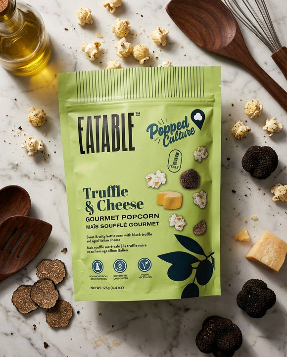 Popped Culture - Truffle & Cheese Popcorn (Vegan)