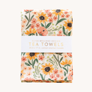 Pack of 2 Sunny Poppies Tea Towels-1