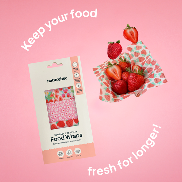 Beeswax Wrap Variety Set - Pink