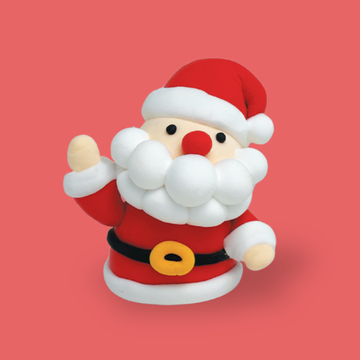 Santa Ornament Clay Crafting Kit - 0