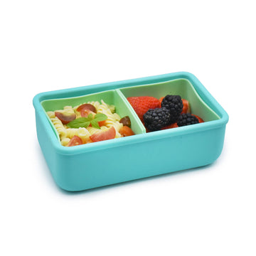 100% Silicone Bento With Removable Dividers - 0
