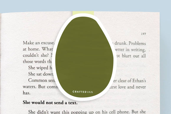 Avocado - Jumbo Magnetic Bookmark