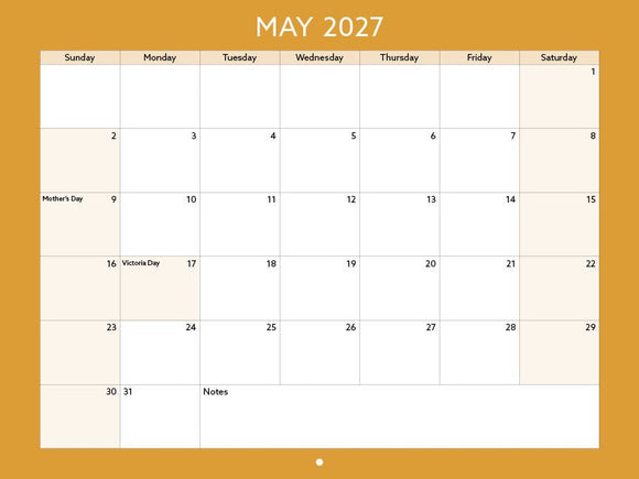 2027 Toronto Neighbourhood Calendar - 12" X 9"