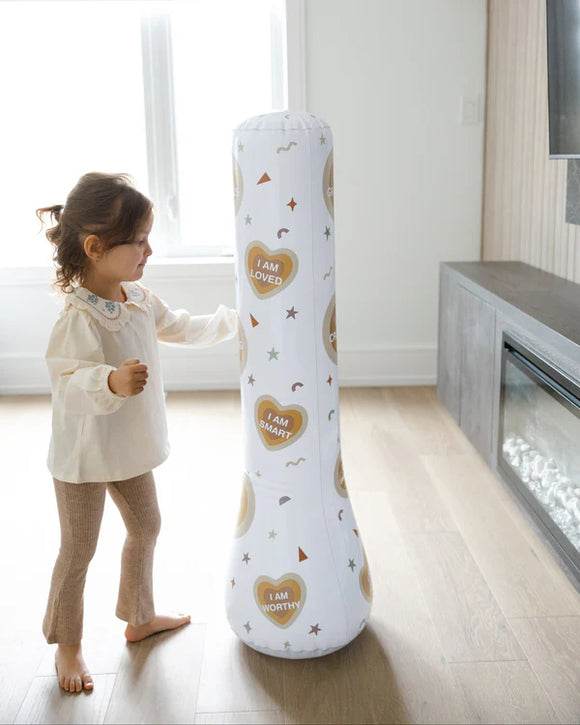 Magic Puncher - Inflatable Punching Bag for Kids with Positive Affirmations