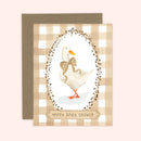 Plaid Baby Shower Card | Goose Card-1