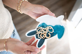 Turtle Shaped Ceramic Tray