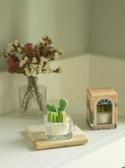 Bunny Ears Cactus Tealight