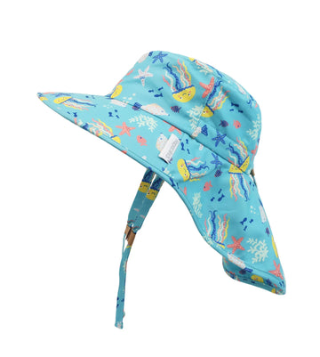 Sun Hat with Neck Cape - 0