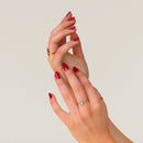 Vegan & 21-free Nail Polish - Pink Beet Latté-3