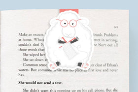 Knitting Sheep - Jumbo Magnetic Bookmark
