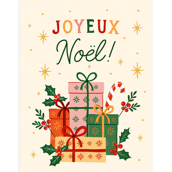 Noel Gifts Christmas Card