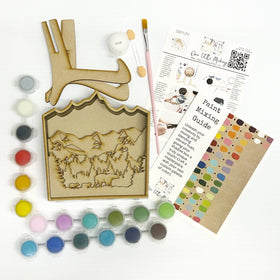 On The Mountain Tops Shadow Box Kit - 0