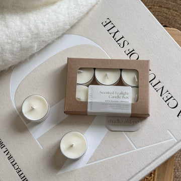 Rose + Peony Tealight Candle Box
