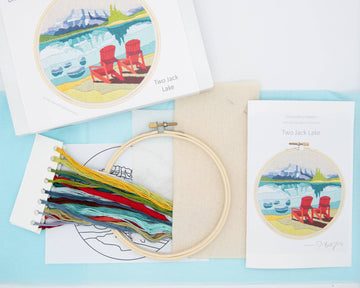 Two Jack Lake DIY Embroidery Kit - 0