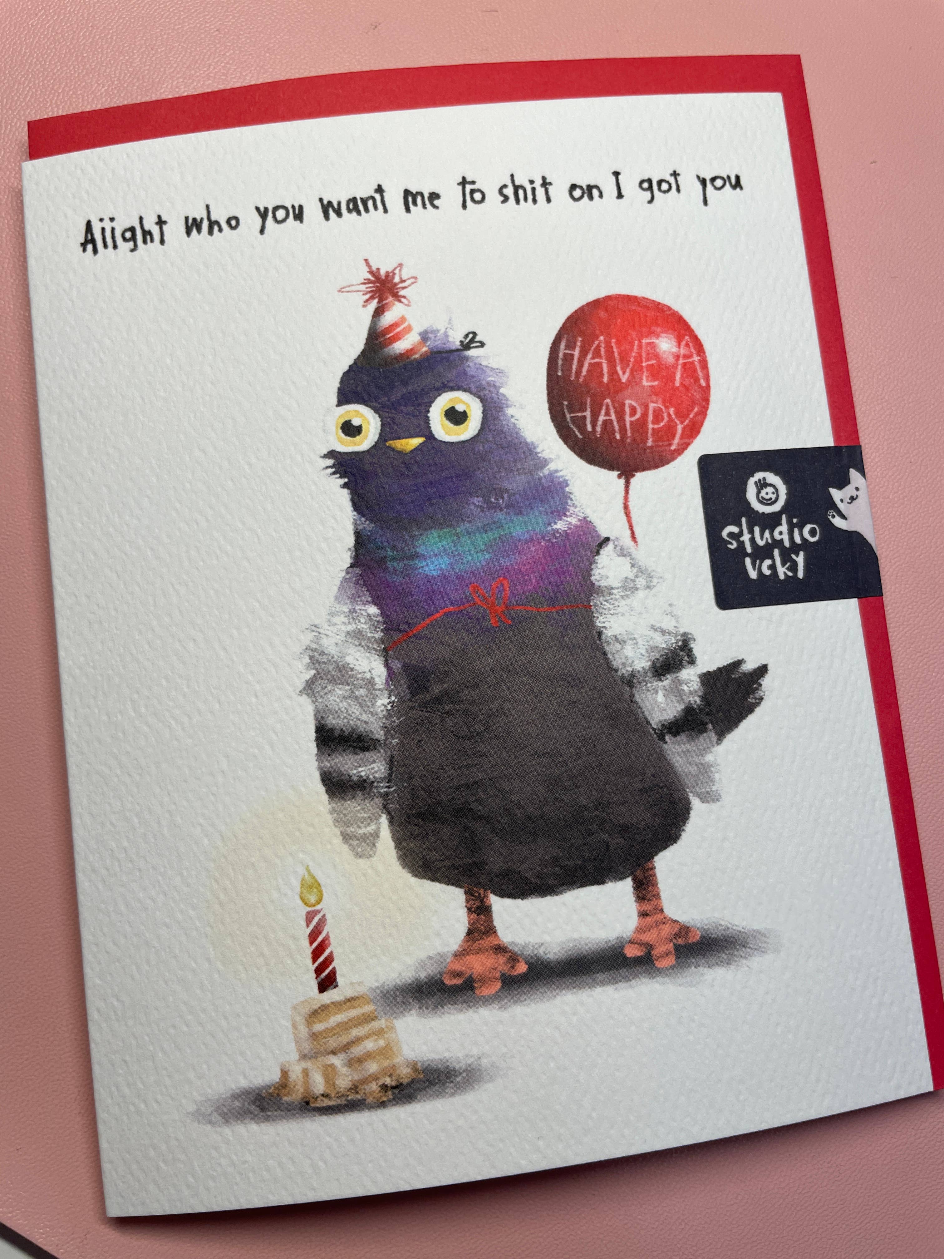 Greeting Card - Pigeon Got You - 0