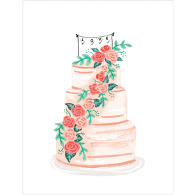 Love Cake Card - 0