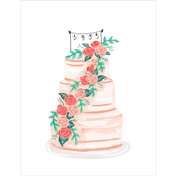Love Cake Card - 0