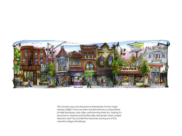 2026 Toronto Neighbourhood Calendar - 12" X 9"