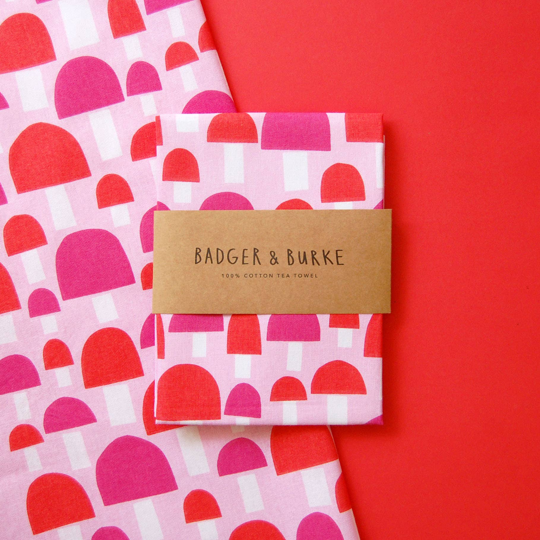 Mushroom Tea Towel