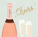 Cheers Champagne Congratulations Card-3