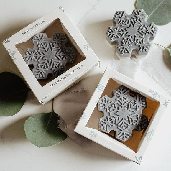Snowflake Soap Bar: Holiday Collection
