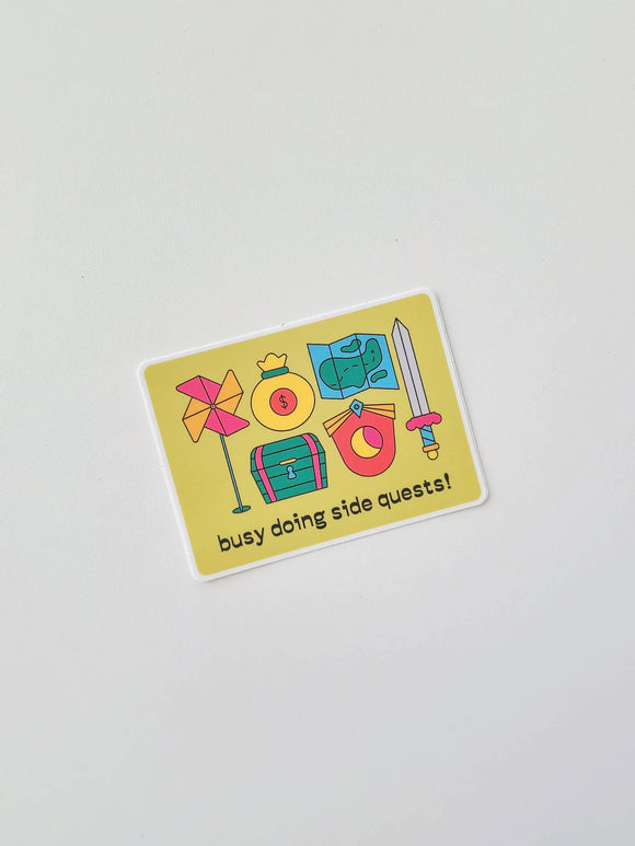Side Quests Sticker