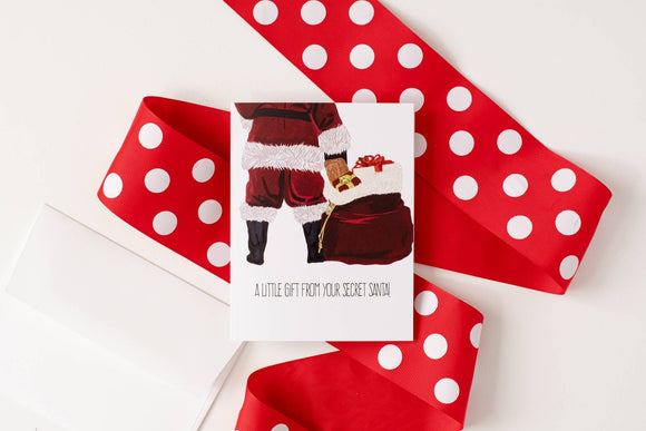 A Little Gift From Your Secret Santa - Greeting Card