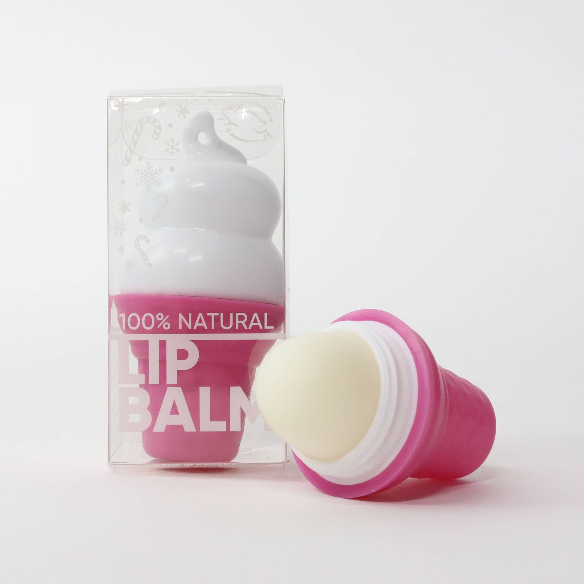 Ice Cream Lip Balm 100% Natural CANDY CANE