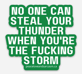 Steal Your Thunder Sticker