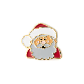 Santa Enamel Pin