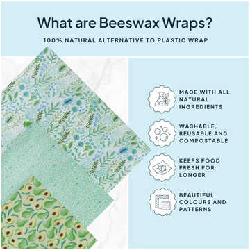 Beeswax Wrap Variety Set - Green - 0