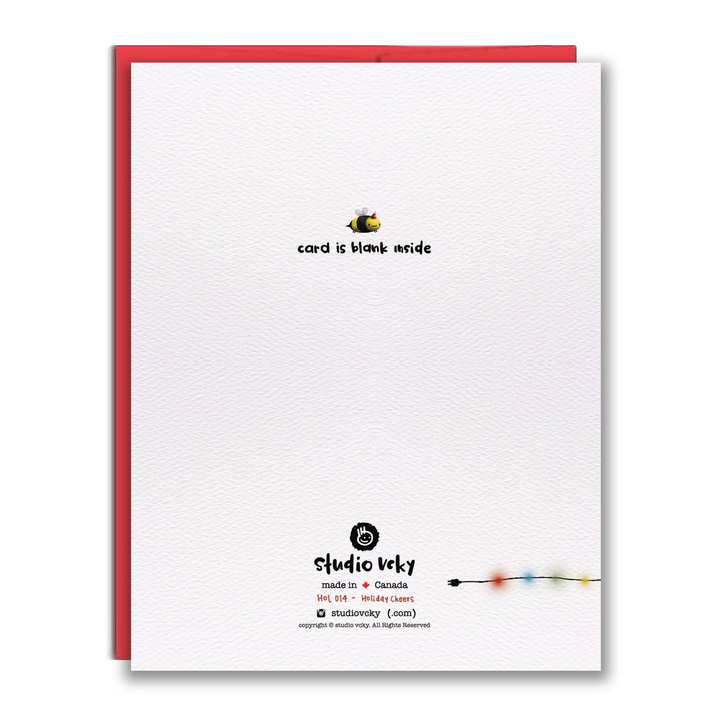 Greeting Card - Holiday Cheers (Raccoon & Bear) - 0