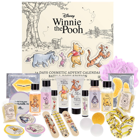 Winnie The Pooh 24 Day Bath and Body Advent Calendar